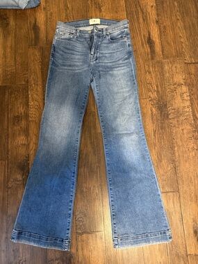 7 For All Mankind Light Blue Flare Jeans